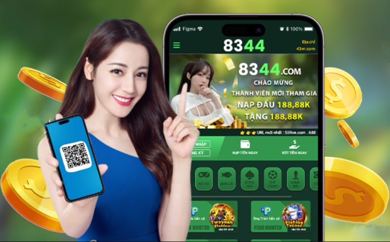 Hình ảnh quảng cáo của vx88 hiển thị nền tảng và các lợi ích
