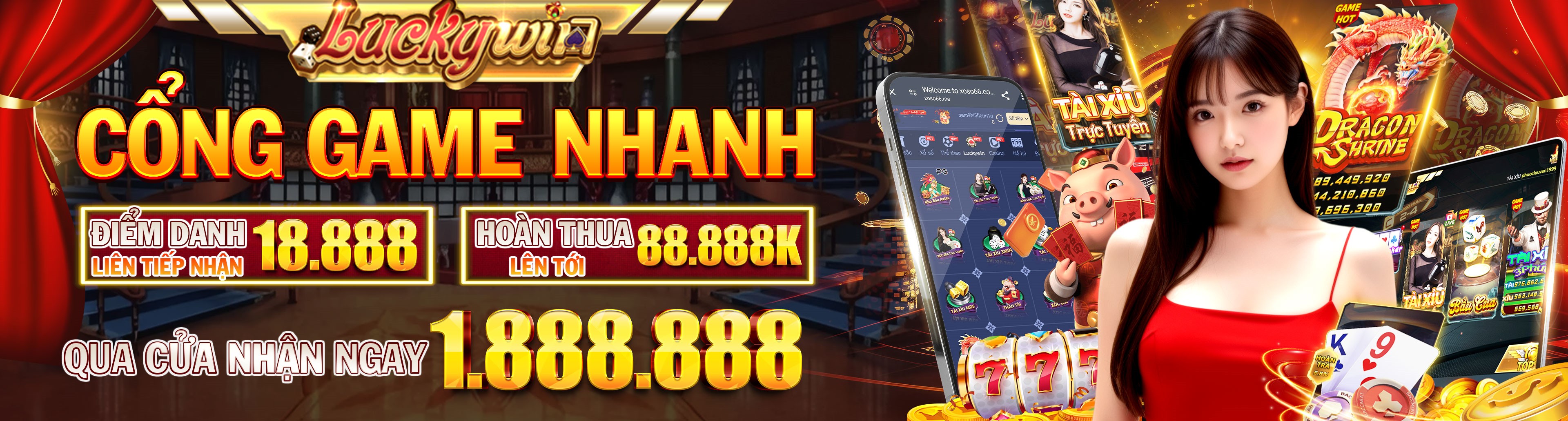 Hình ảnh quảng cáo của vx88 hiển thị nền tảng và các lợi ích