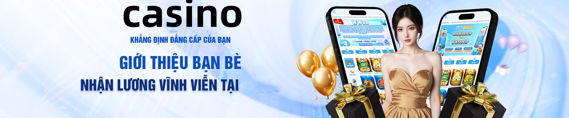 Hình ảnh quảng cáo của vx88 hiển thị nền tảng và các lợi ích