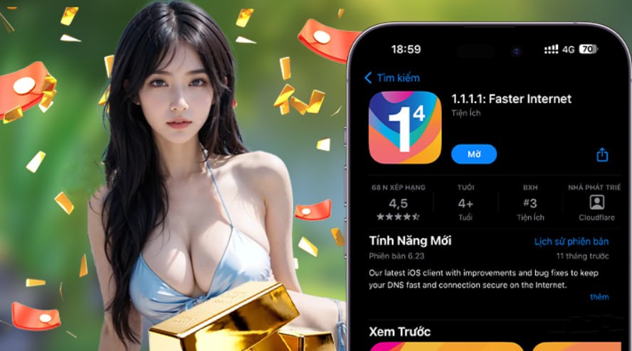 Hình ảnh quảng cáo của vx88 hiển thị nền tảng và các lợi ích